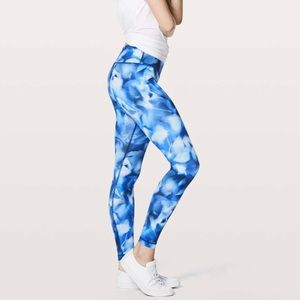 LULULEMON Wunder Under Low Rise Leggings Printed